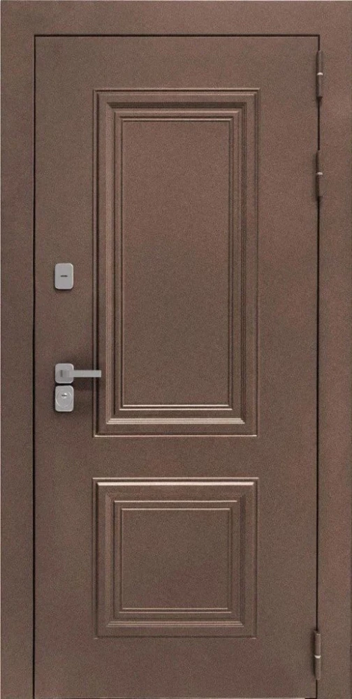 Входная дверь ДвериПРО Д-68 Алиса (16мм, ПВХ софт грей, зеркало) DPRO200970 внешняя сторона