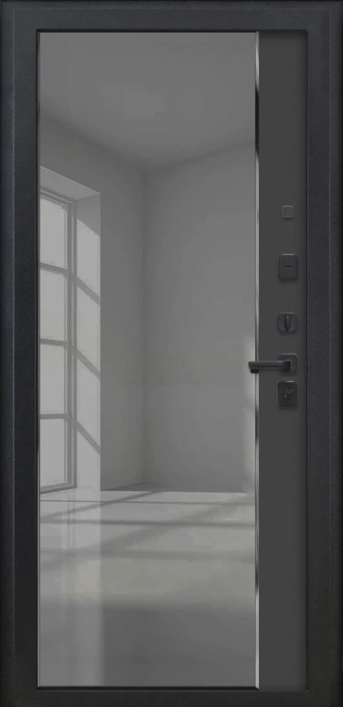 Входная дверь ДвериПРО Термо медный антик ФЛЗ-618 Черный кварц DPRO222451 внутренняя сторона