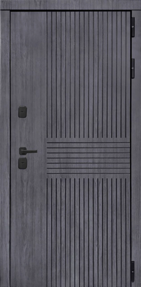 Входная дверь ДвериПРО Берген ФЛ-790 Веллуто гриджио DPRO222536 внешняя сторона