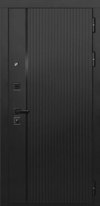 Входная дверь ДвериПРО L-45 ПВХ 10мм Астрод Velutto Bianco DPRO221163 внешняя сторона